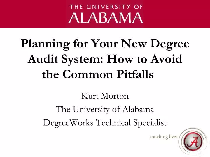 planning for your new degree audit system how to avoid the common pitfalls