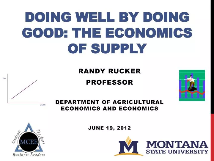 doing well by doing good the economics of supply