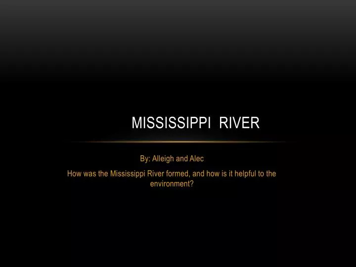 mississippi river