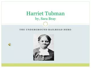 Harriet Tubman by, Sara Bray