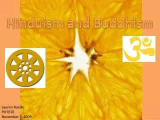 Hinduism and Buddhism