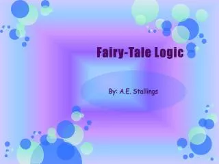 Fairy-Tale Logic