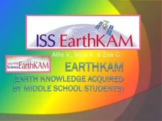 EarthKam ( Earth knowledge acquired by middle school students)