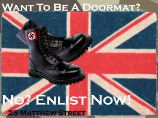Want To Be A Doormat?