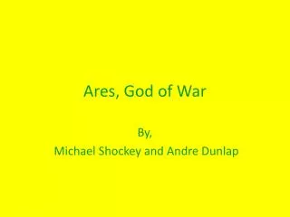 Ares, God of War