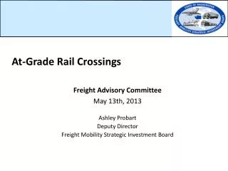 At-Grade Rail Crossings