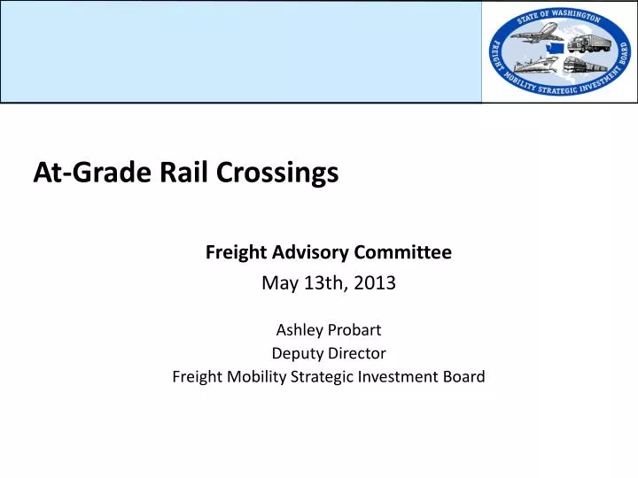 at grade rail crossings