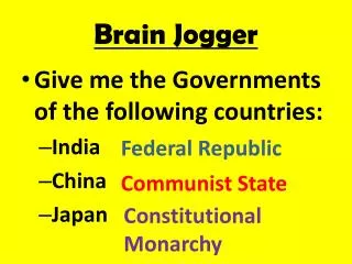 Brain Jogger