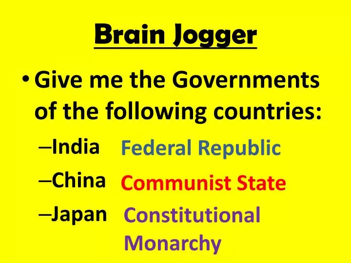 brain jogger