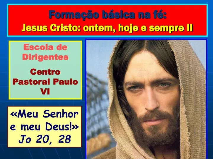 Para Honra e Glória do Senhor Jesus - Bem na minha vez De viver