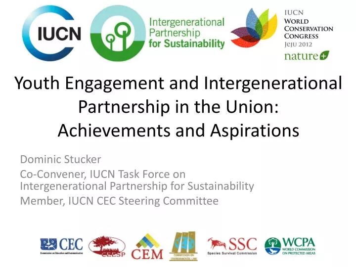 youth engagement and intergenerational partnership in the union achievements and aspirations