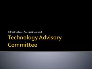 Technology Advisory Committee