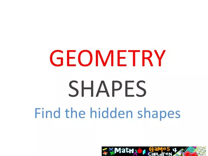 geometry shapes find the hidden shapes