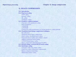 Digital image processing Chapter 11. Image compression