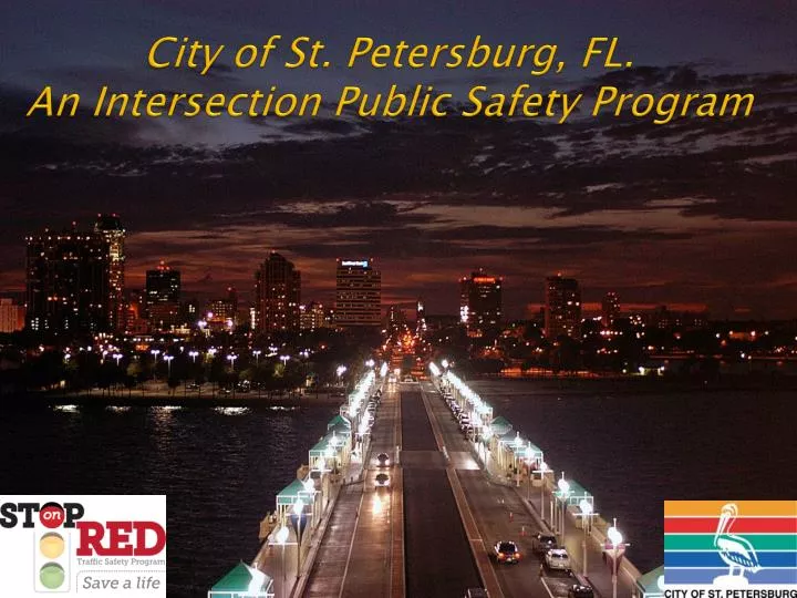 city of st petersburg fl an intersection public safety program
