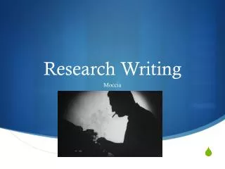 Research Writing