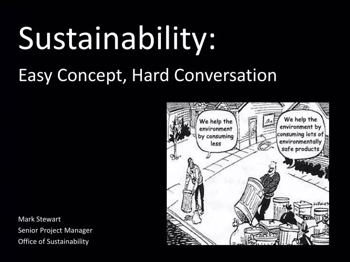 sustainability easy concept hard conversation