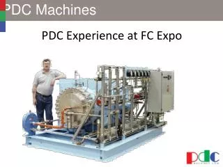 PDC Experience at FC Expo
