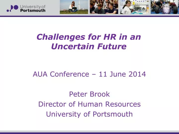challenges for hr in an uncertain future