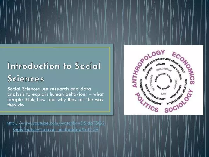 introduction to social sciences