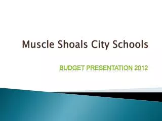 Muscle Shoals City Schools