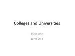 Comprehensive Overview of Colleges and Universities in [City, State] - slide 1