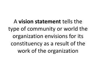 A values statement describes the principles and beliefs that guide