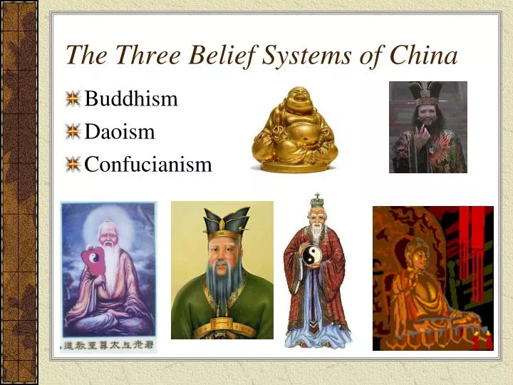 the three belief systems of china