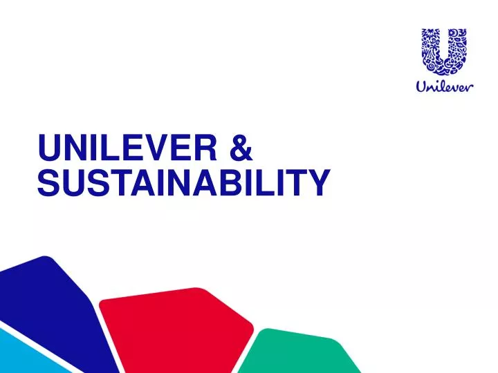 unilever sustainability