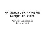 API Standard 6X: API/ASME Design Calculations - slide 1
