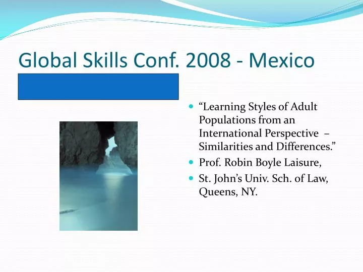 global skills conf 2008 mexico