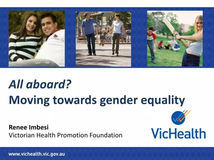 all aboard moving towards gender equality