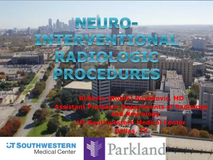 neuro interventional radiologic procedures