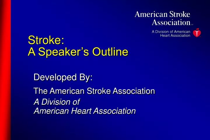 stroke a speaker s outline