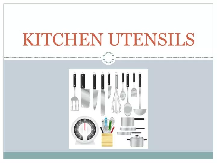 kitchen u tensils