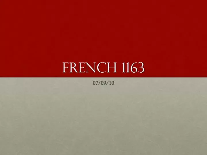 french 1163