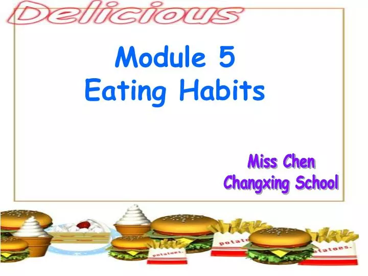 module 5 eating habits