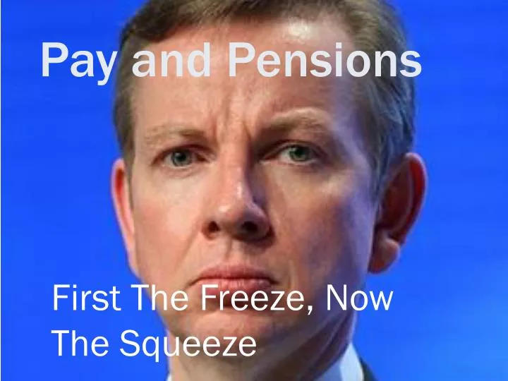 pay and pensions