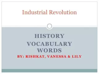 industrial revolution