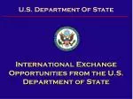 U.S. Department Of State