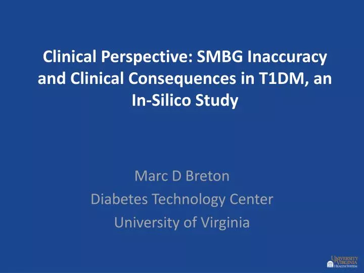 clinical perspective smbg inaccuracy and clinical consequences in t1dm an in silico study