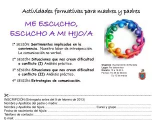 actividades formativas para madres y padres