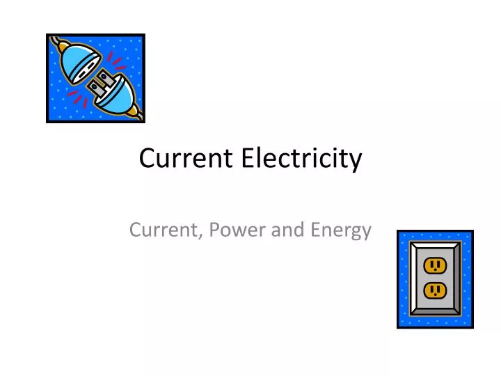 current electricity