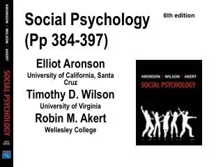 Social Psychology (Pp 384-397)