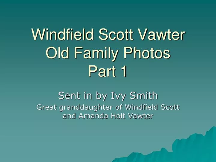 windfield scott vawter old family photos part 1