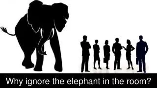 Why ignore the elephant in the room?