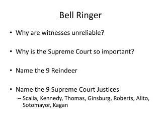 Bell Ringer