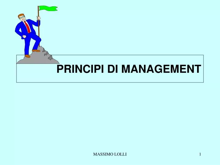 principi di management