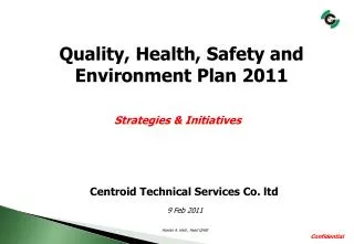 Centroid Technical Services Co. ltd