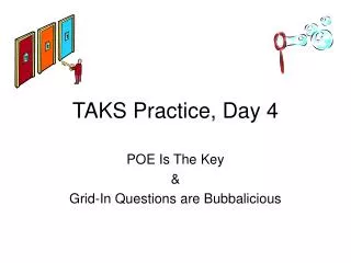 TAKS Practice, Day 4